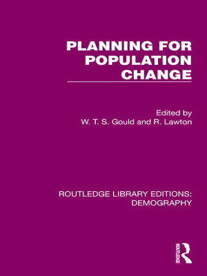 cover image of Planning for Population Change